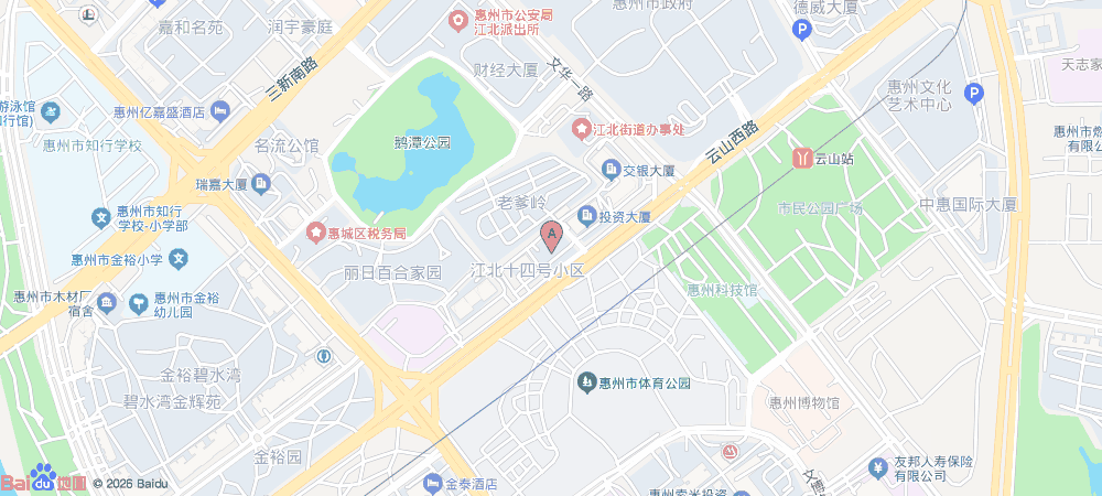原站位置静态地图